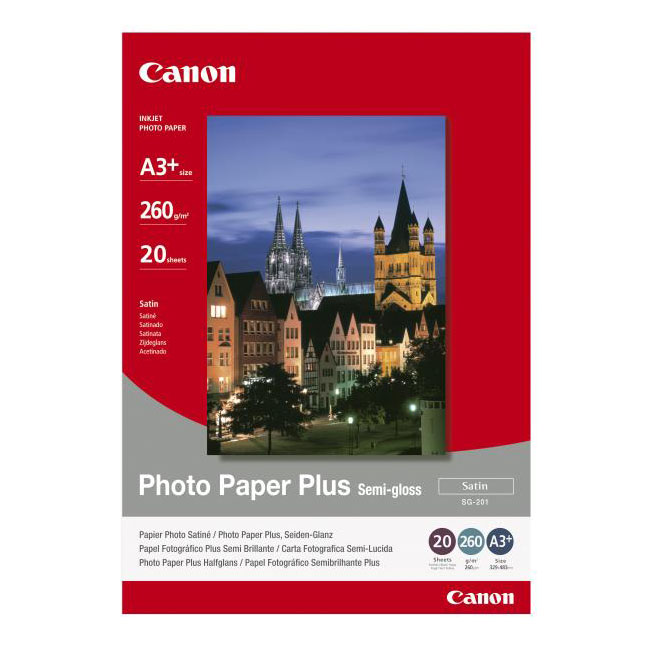 Canon SG-201 Canon SG-201 semi glossy photo paper 260g/m2 A3+ 20 sheets